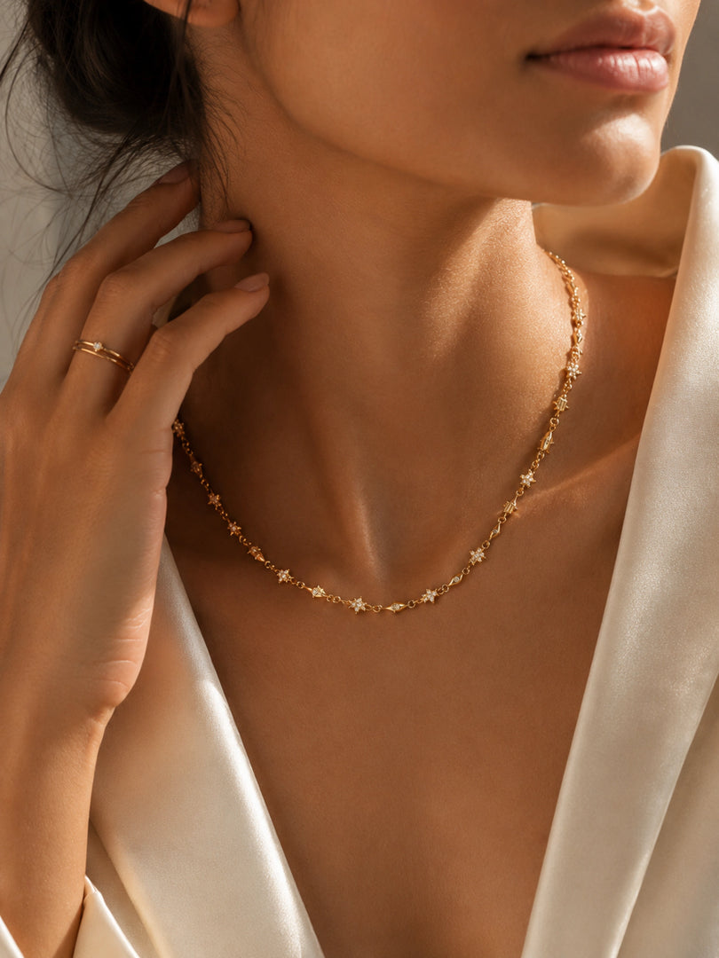 Celestial Harmony Charm Necklace