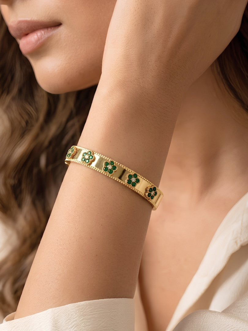 Regal Bloom Statement Bracelet