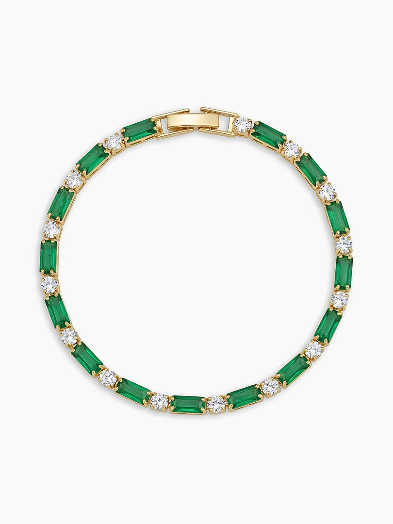 Emerald Riviera Tennis Bracelet