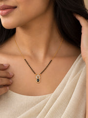 Noir Blossom Drop Mangalsutra