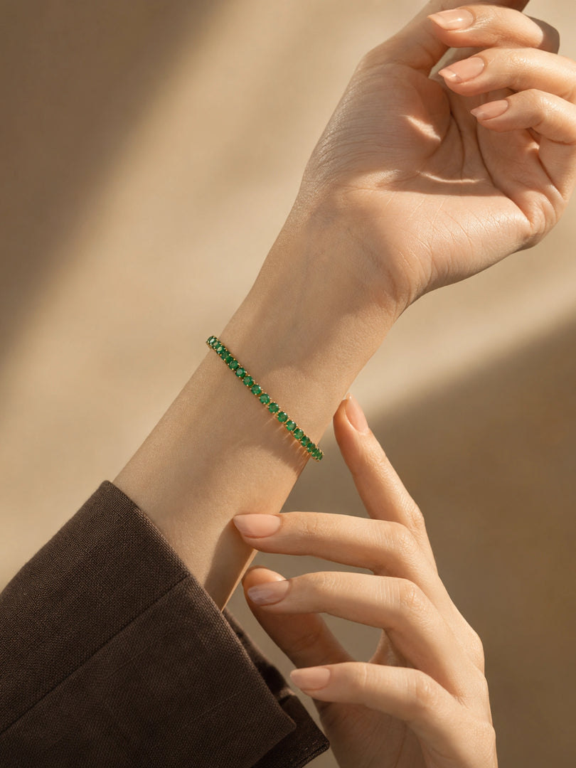 Emerald Royale Tennis Bracelet