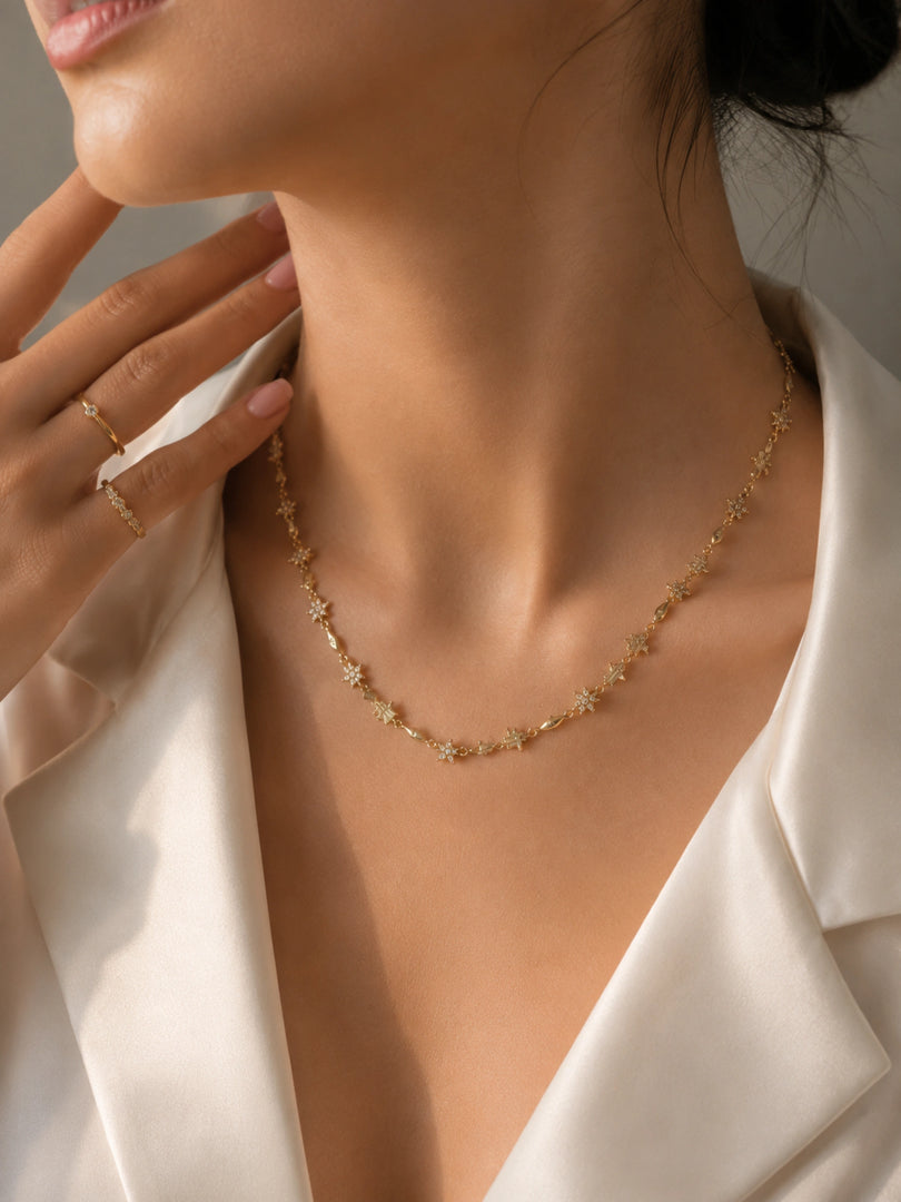 Celestial Harmony Charm Necklace