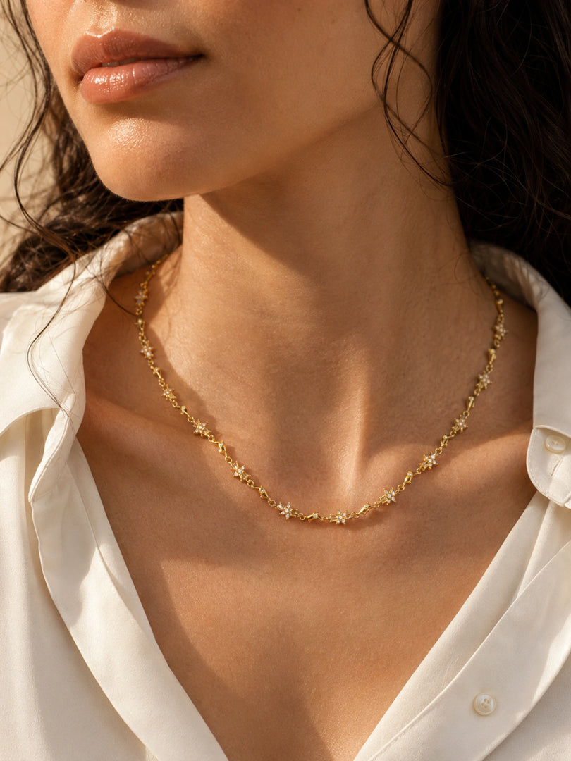 Celestial Harmony Charm Necklace