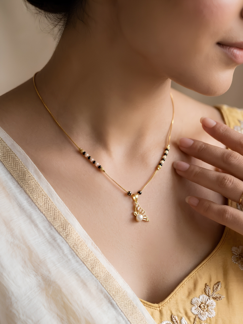 Butterfly Diamond Mangalsutra