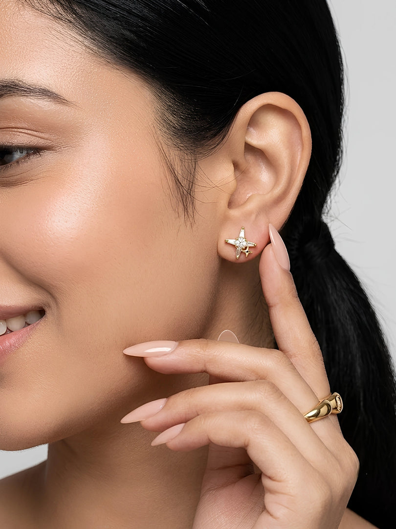 Nova Starburst Stud Earrings