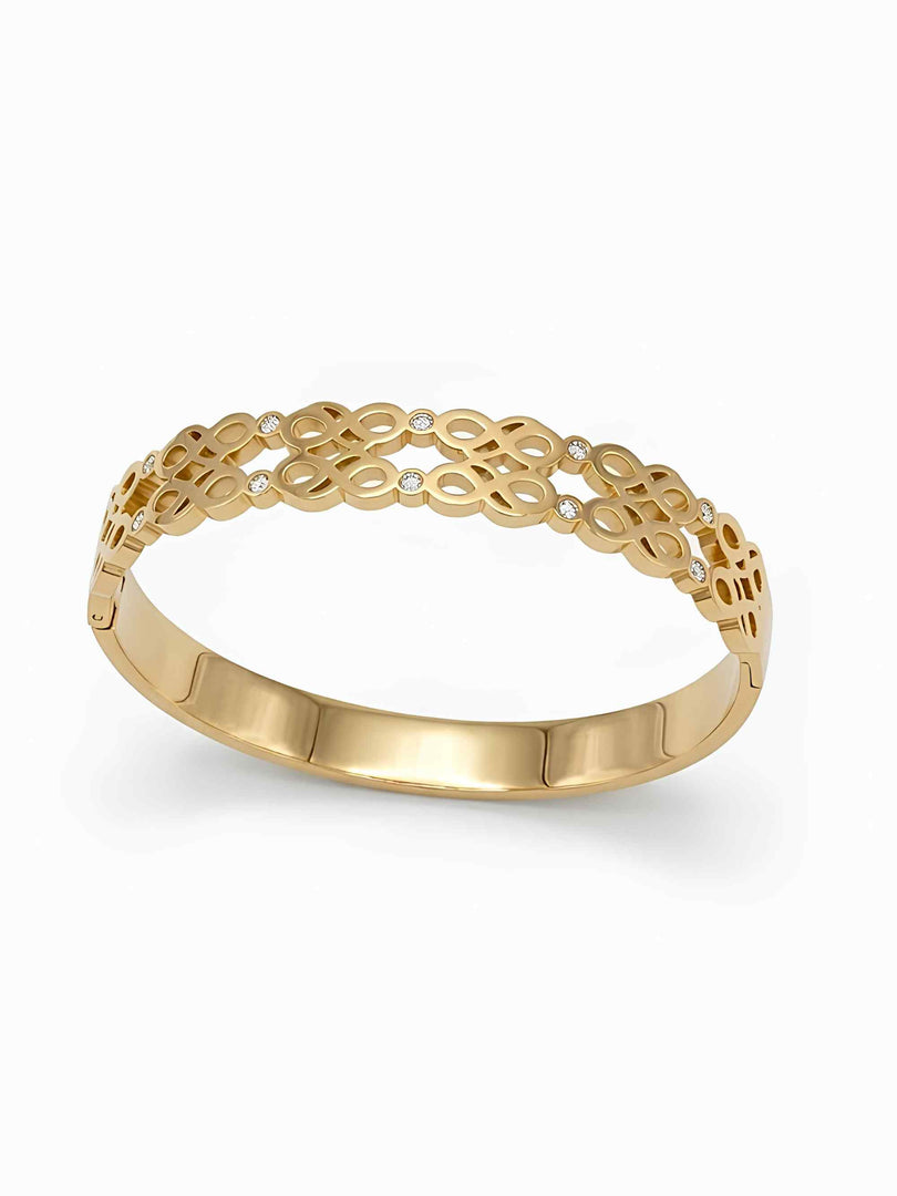 Infinity Crystal Lattice Bangle