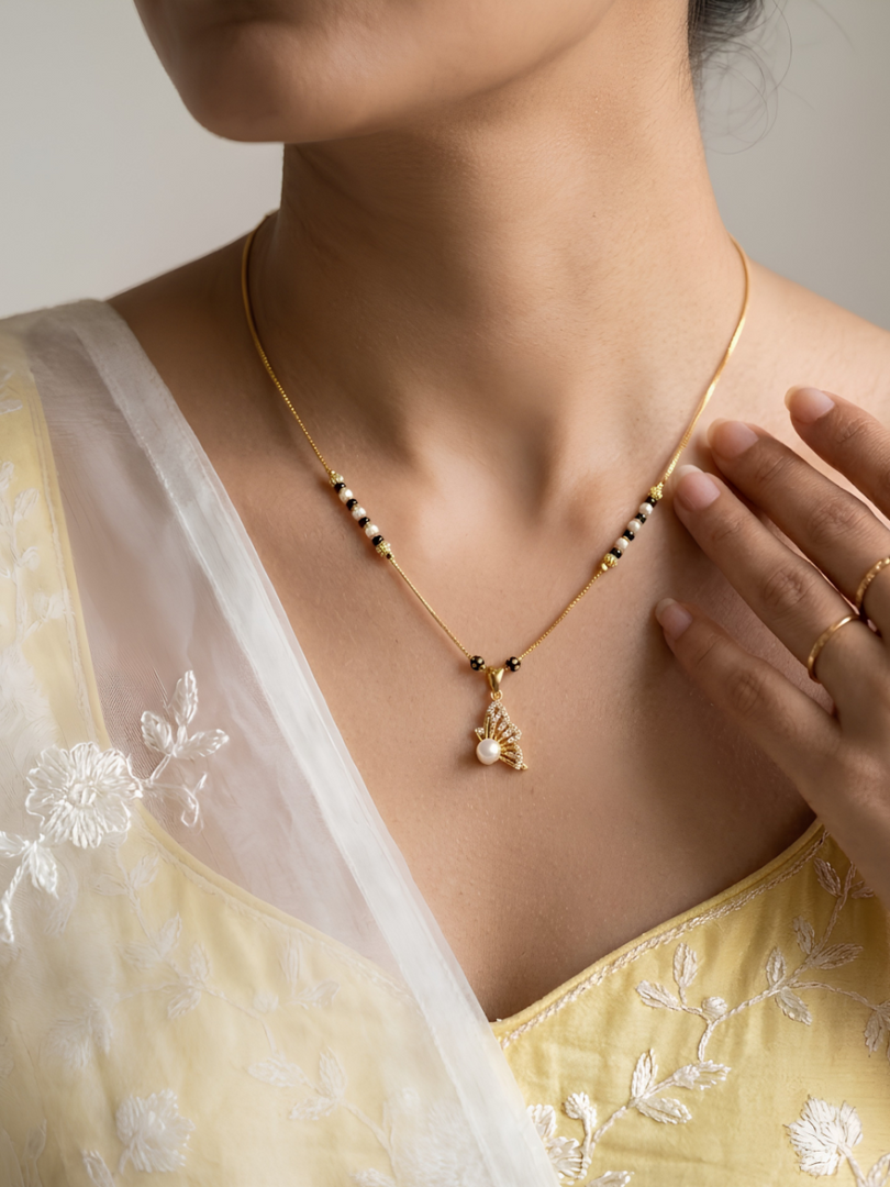 Butterfly Diamond Mangalsutra