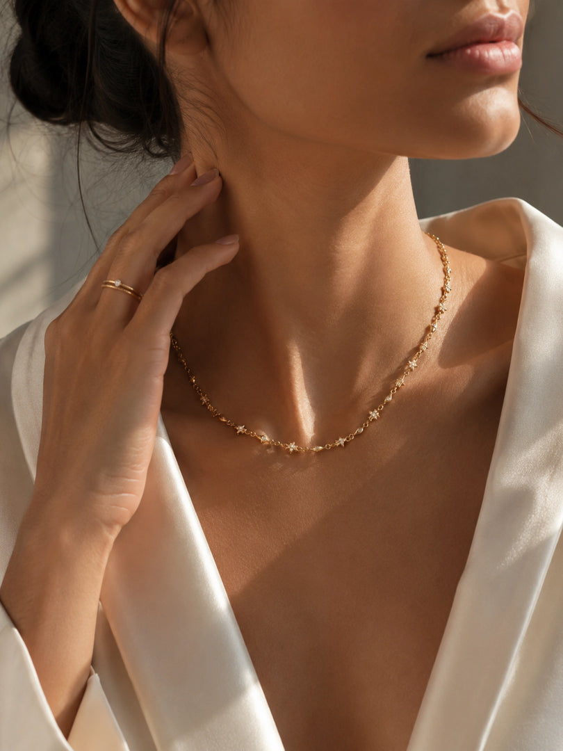 Celestial Harmony Charm Necklace