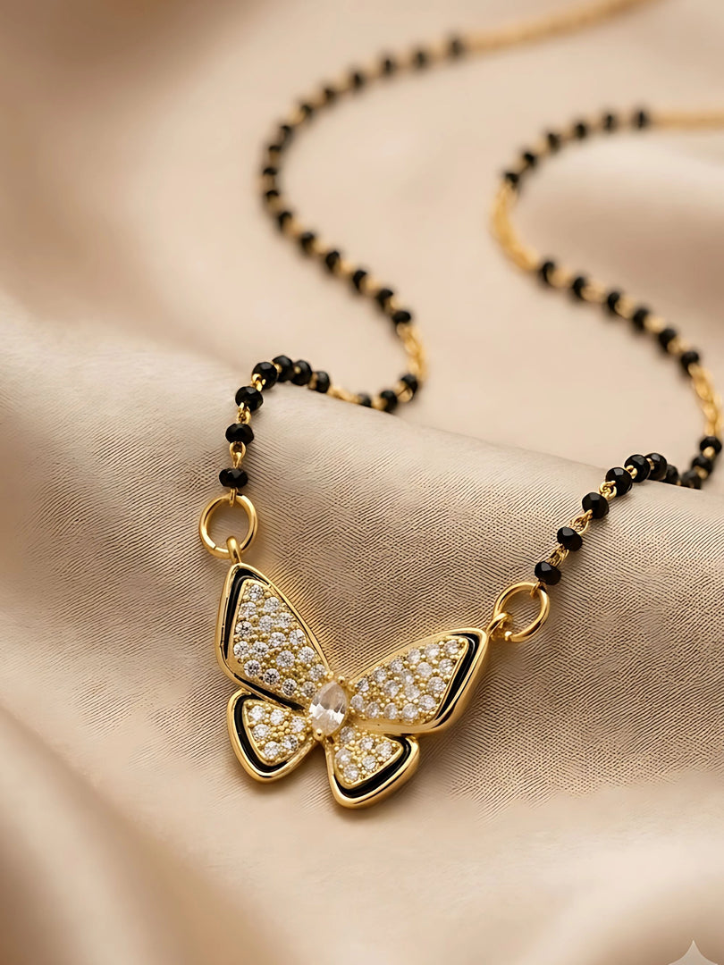 Butterfly Spark Mangalsutra