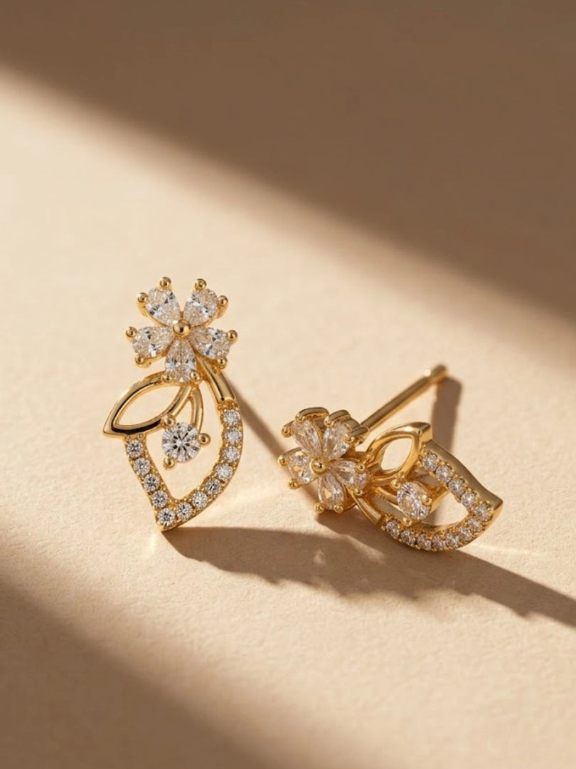Ethereal Bloom Stud Earrings