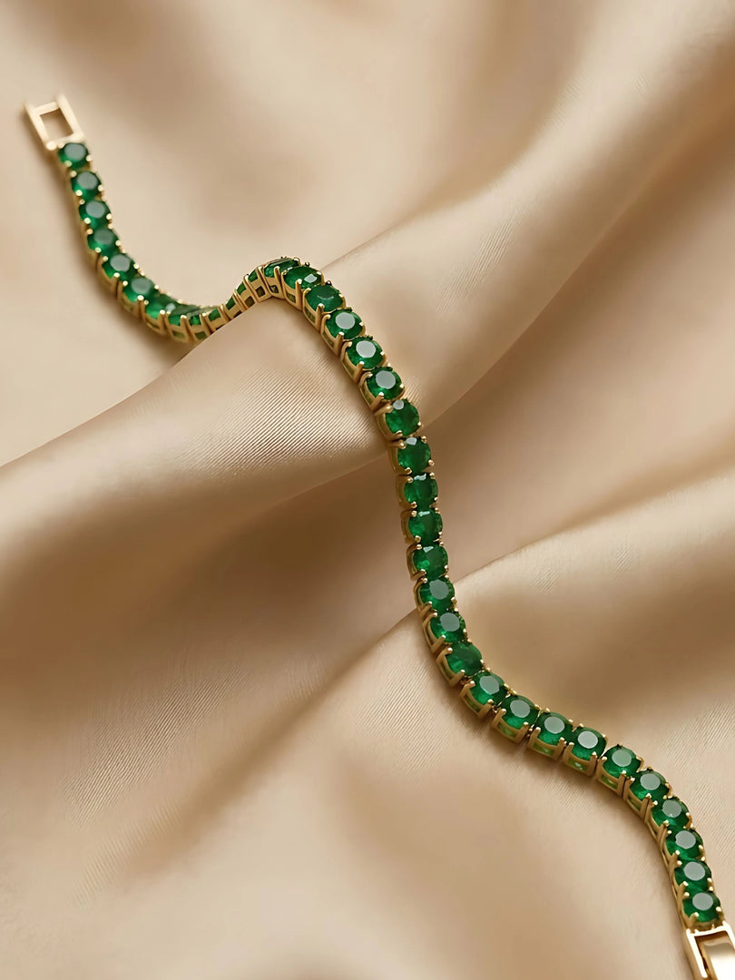 Emerald Royale Tennis Bracelet