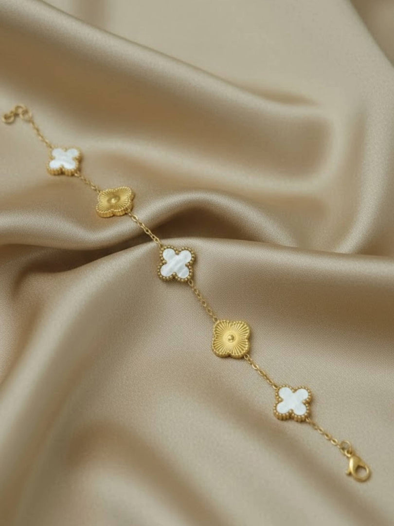 clover bracelet anti tarnish
