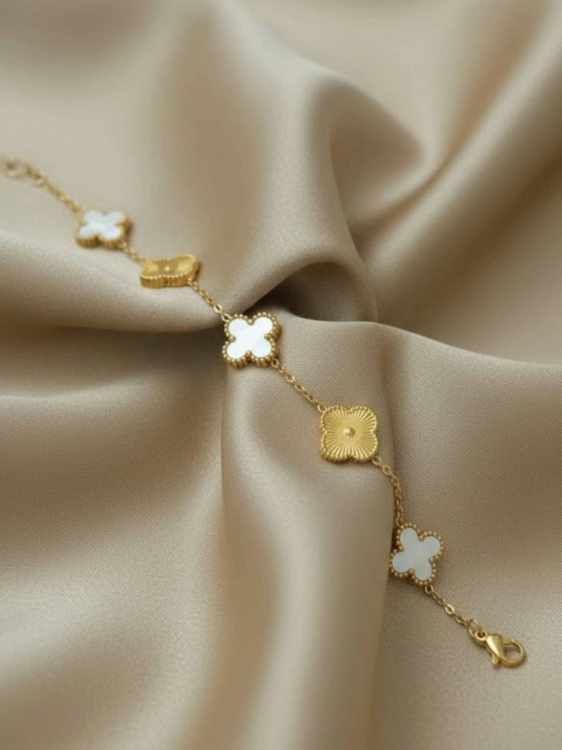 clover bracelet anti tarnish