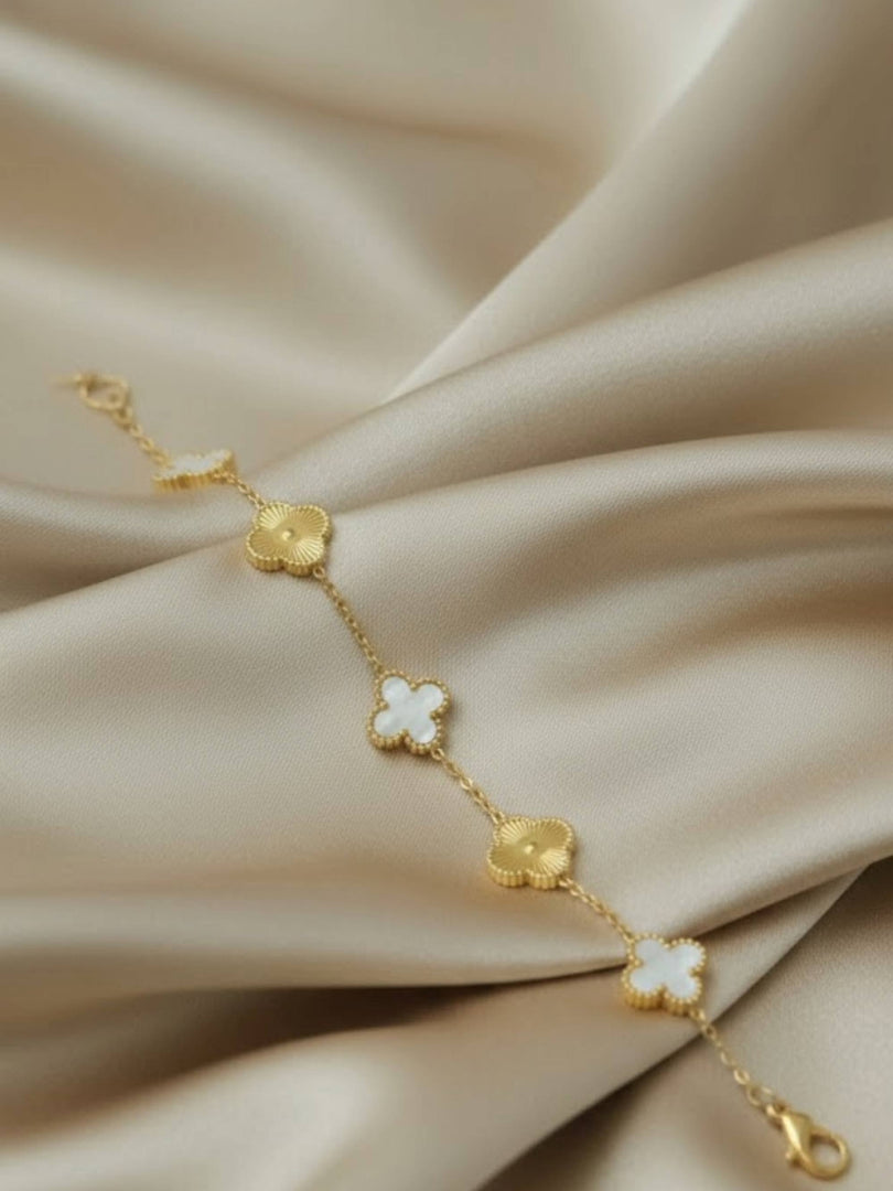 clover bracelet anti tarnish jewellery