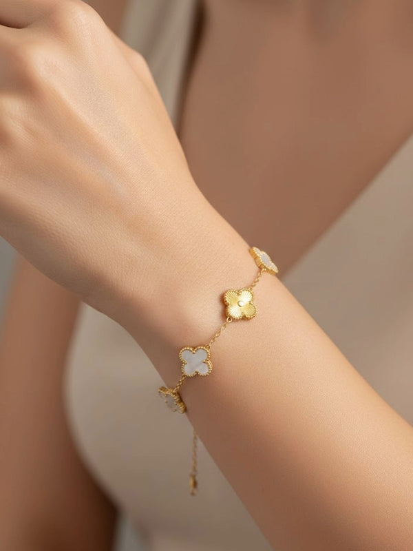 clover bracelet anti tarnish jewellery