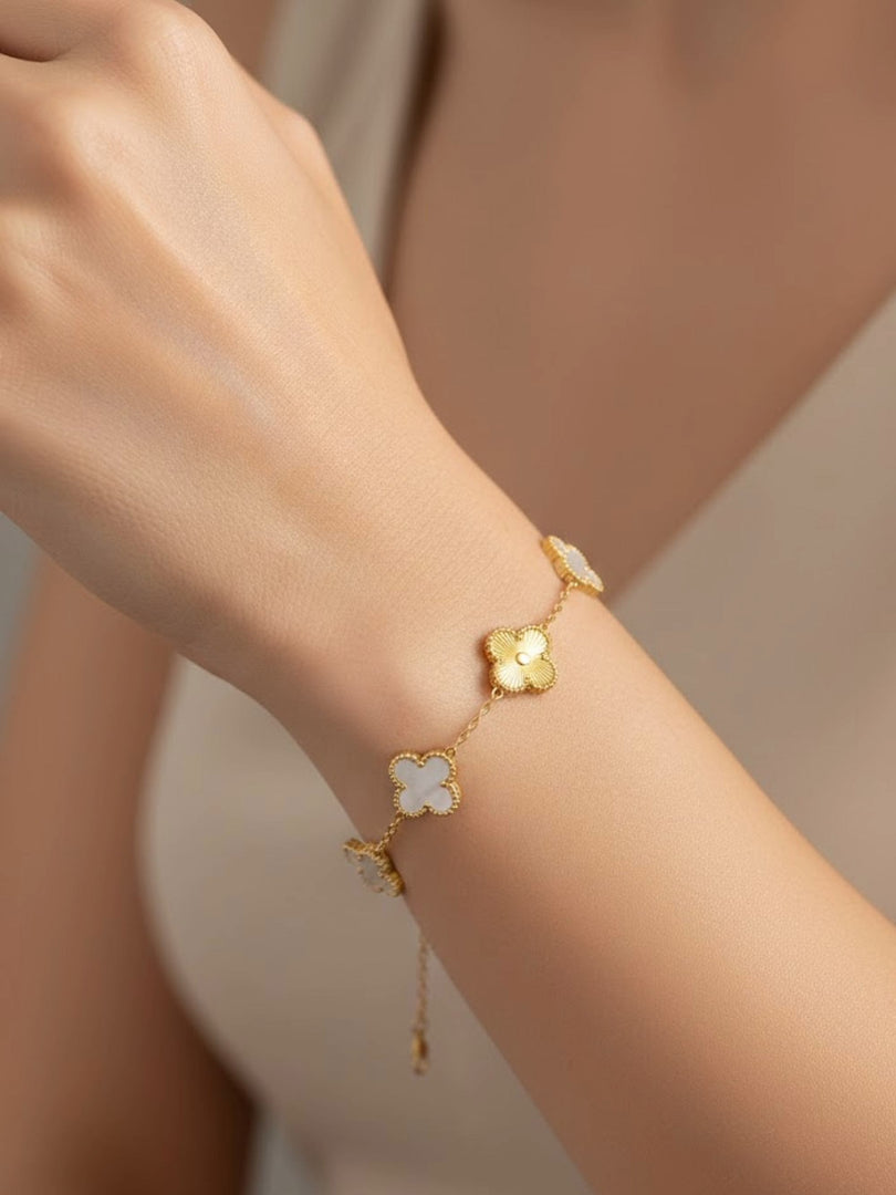 clover bracelet anti tarnish jewellery