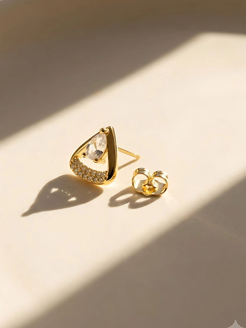 Aurora Teardrop Stud Earrings