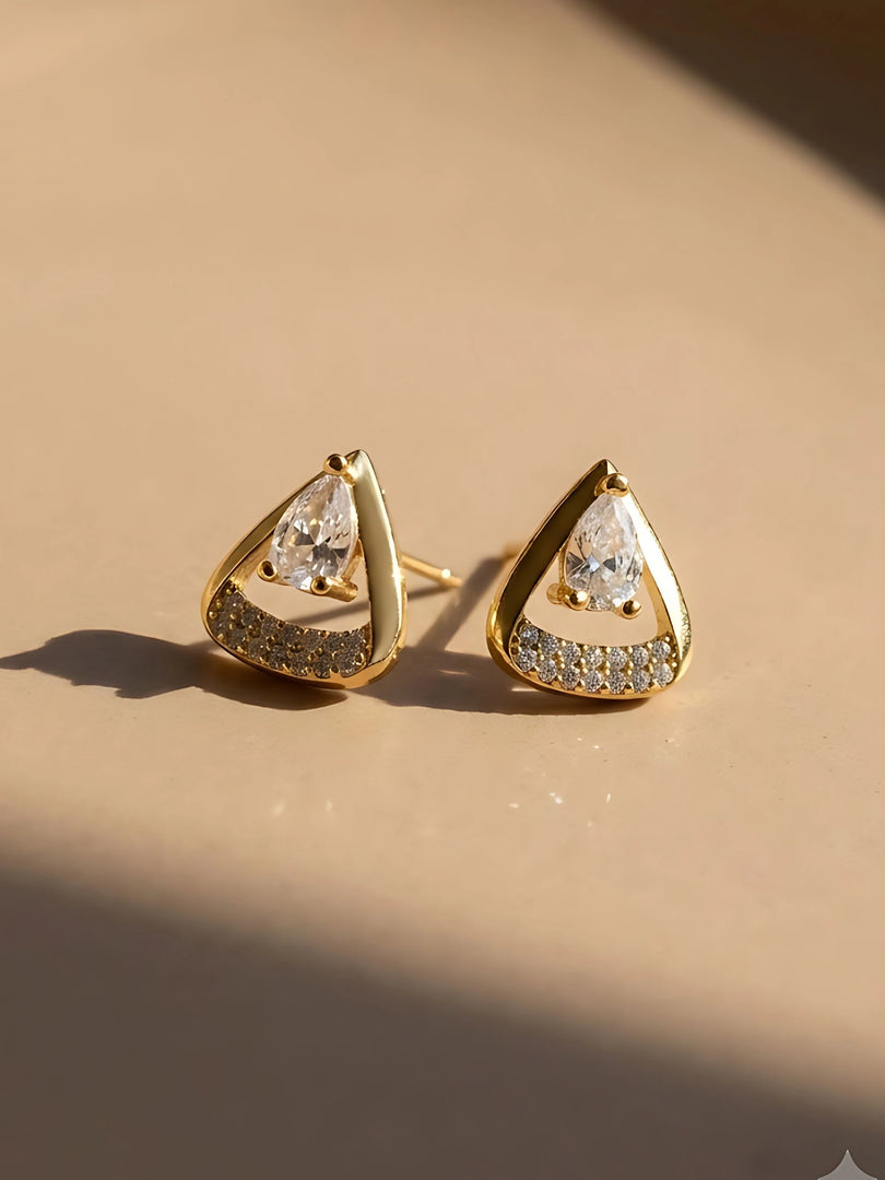 Aurora Teardrop Stud Earrings