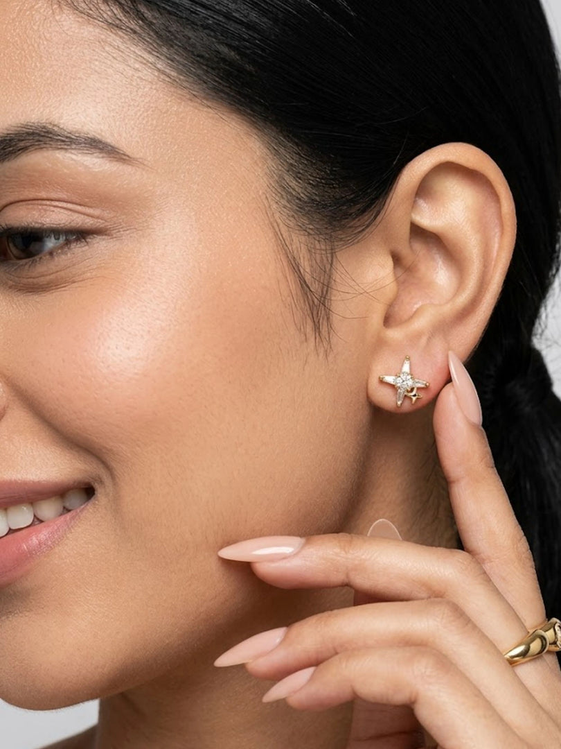 Nova Starburst Stud Earrings
