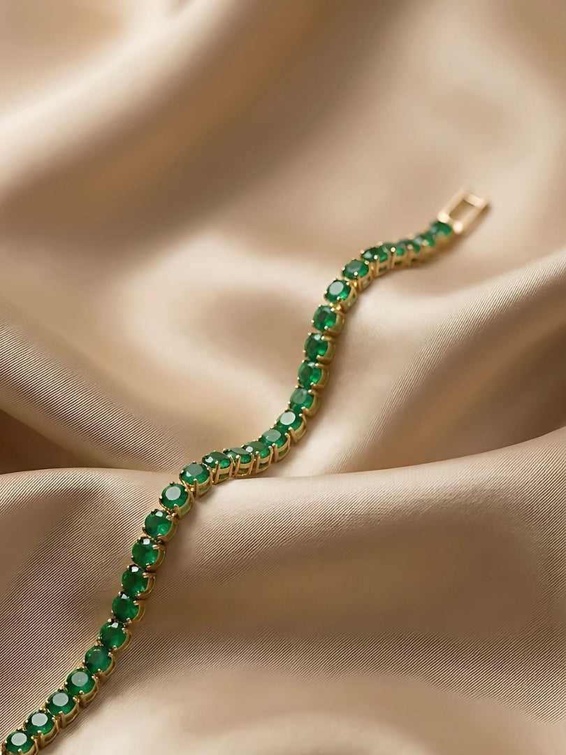 Emerald Royale Tennis Bracelet