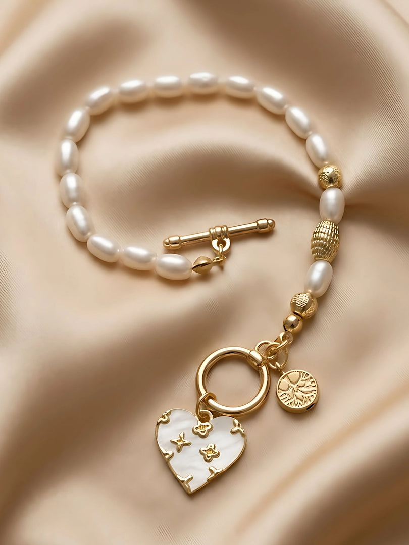 Pearl Heritage Charm Bracelet
