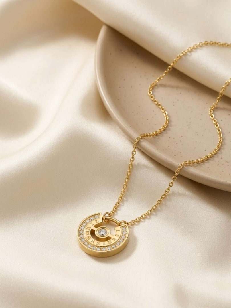 Cresent Sparkle Necklace