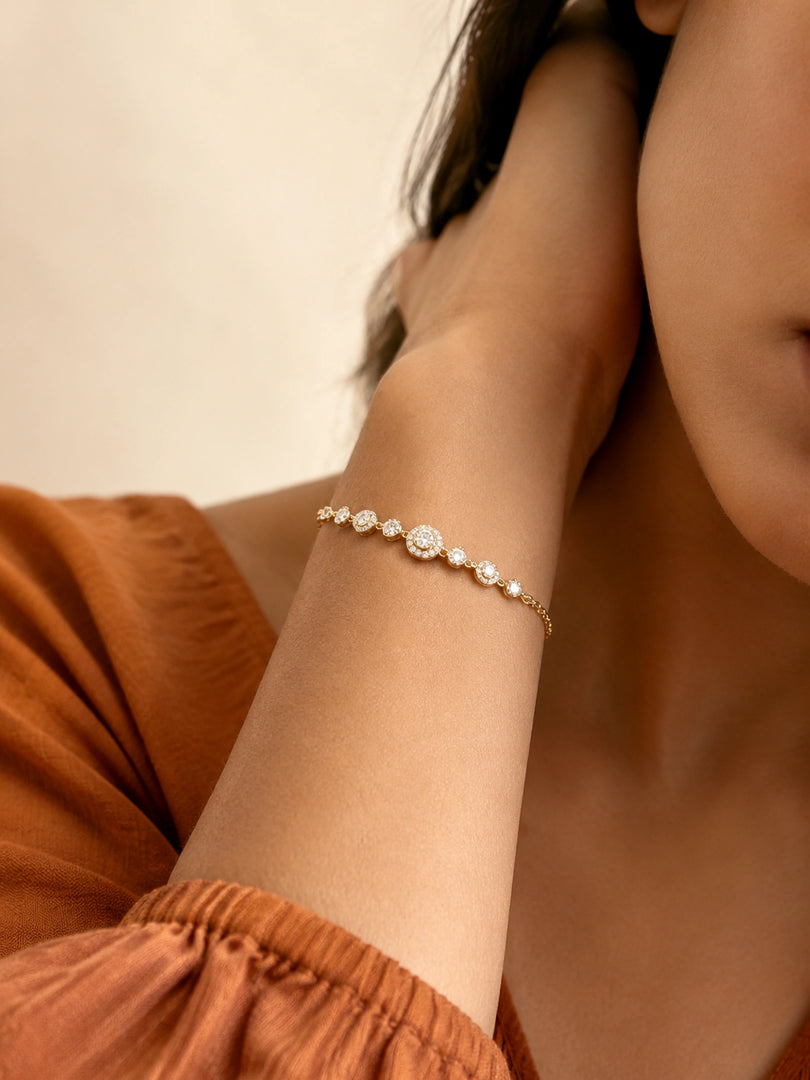 Celestia Radiance Tennis Bracelet
