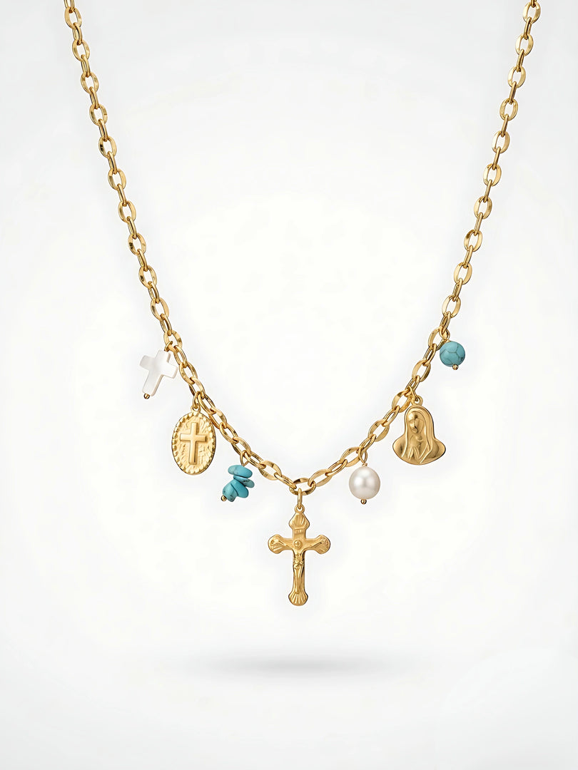 Divine Charm Layered Necklace