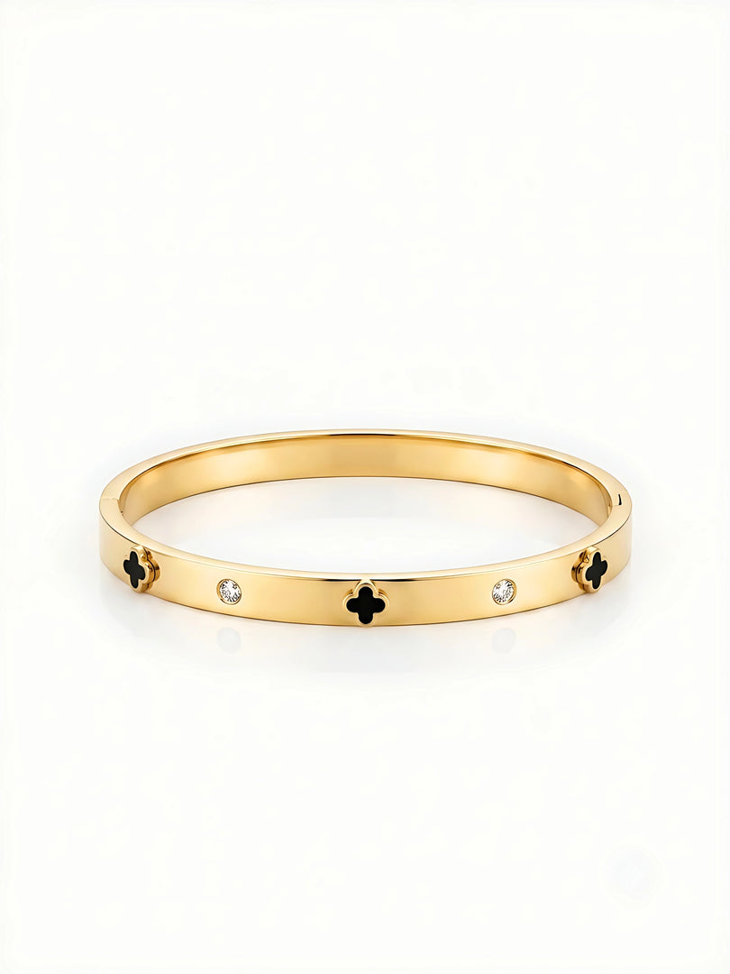 Golden clover luxe bracelet