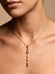 Aurora Mosaic Charm Necklace