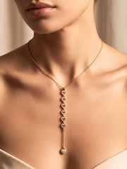 Celeste Linked Hearts Necklace