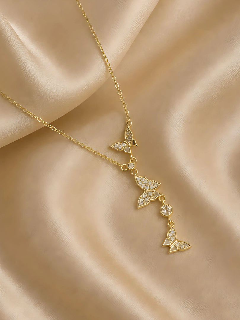 Butterfly Cascade Necklace