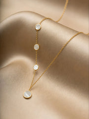 Luna Pearl Station Necklace
