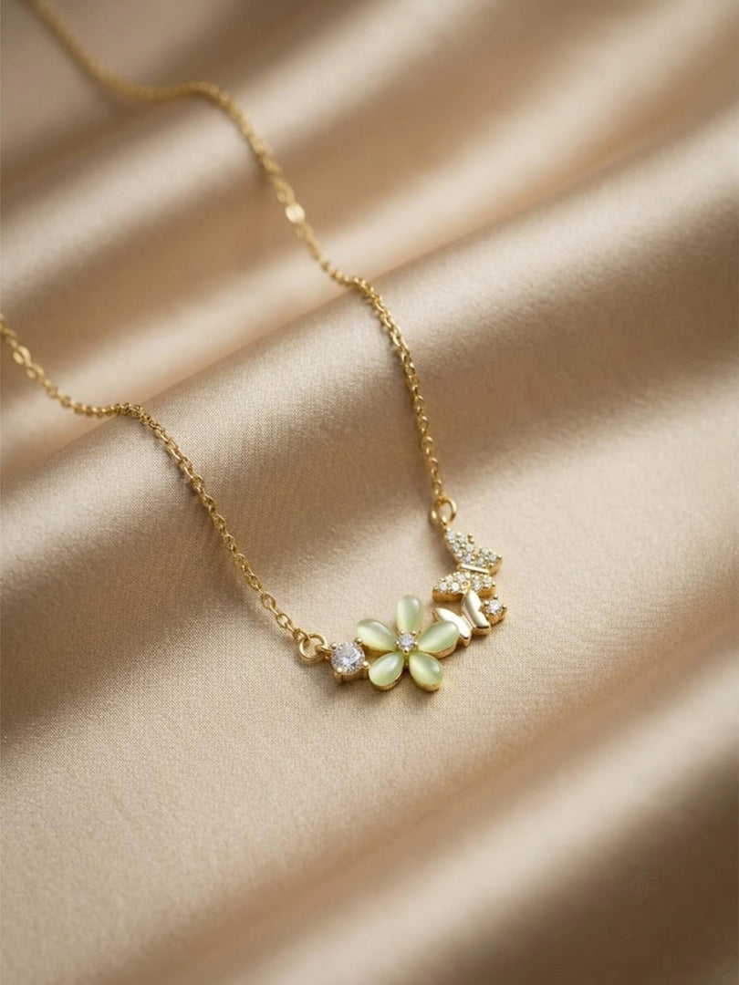 Meadow Butterfly Bloom Necklace