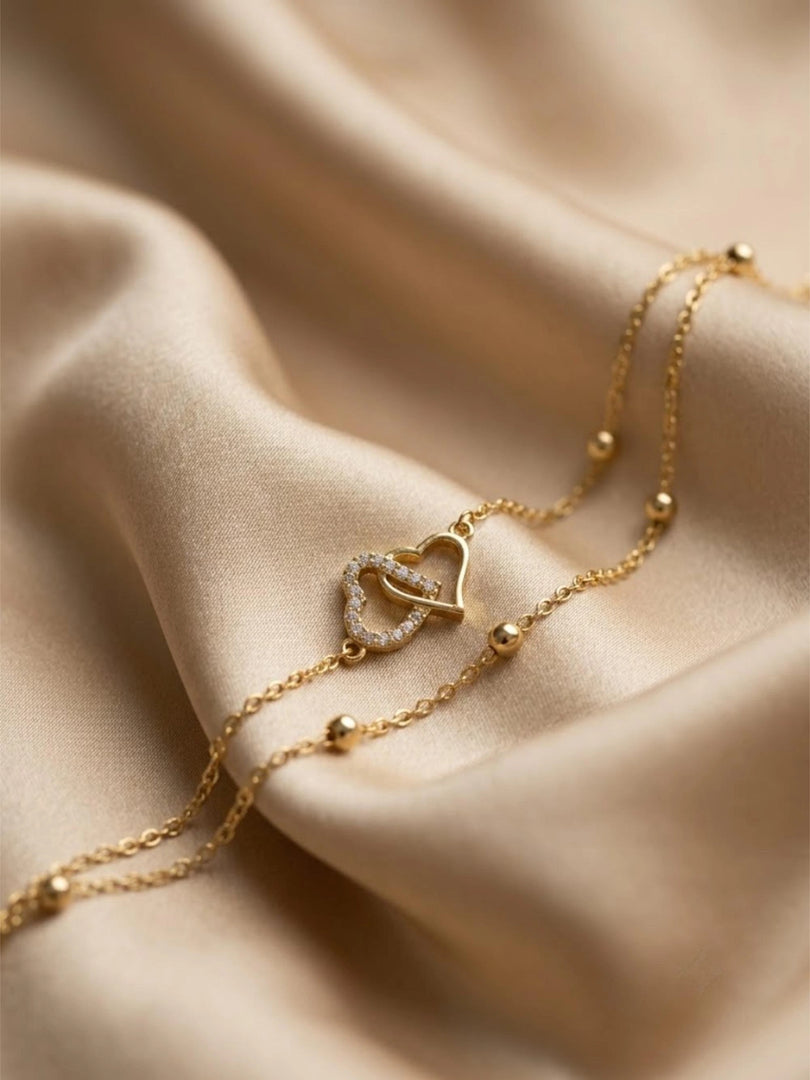 Heartbound Pave Bracelet