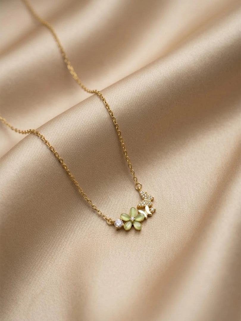 Meadow Butterfly Bloom Necklace