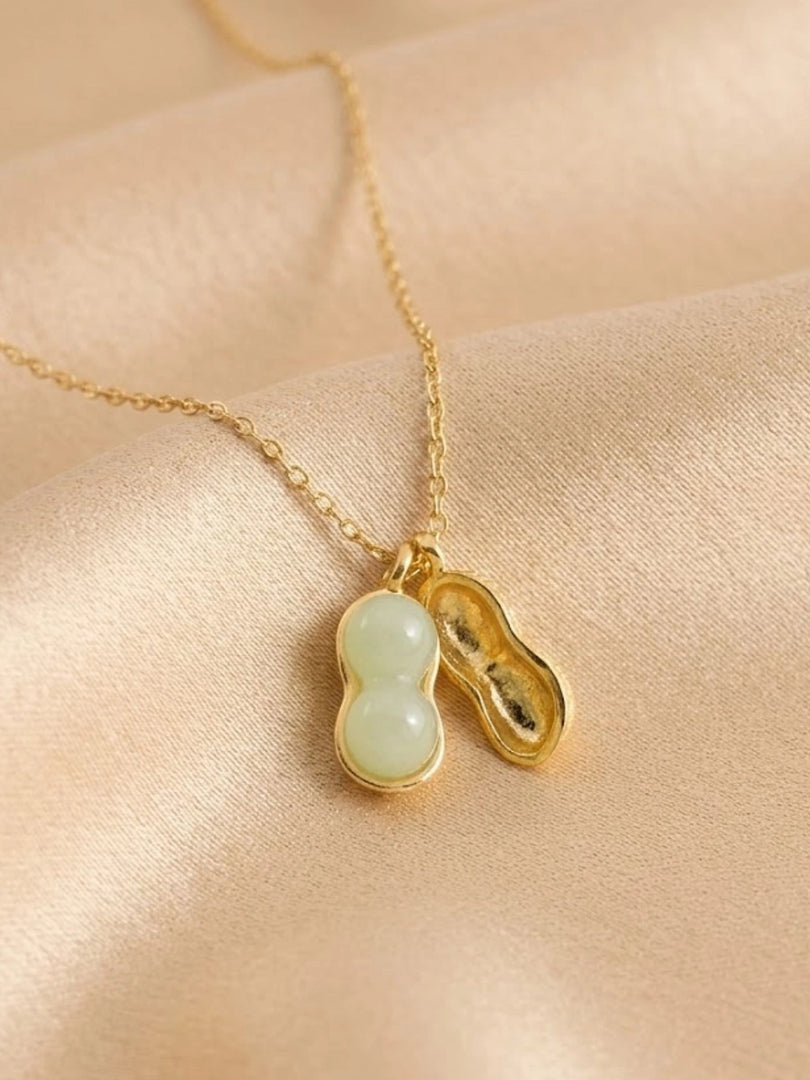 Golden Nut Delight Necklace