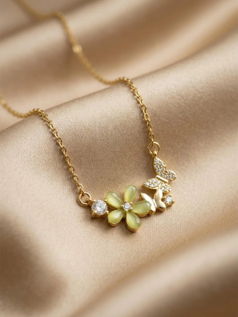 Meadow Butterfly Bloom Necklace