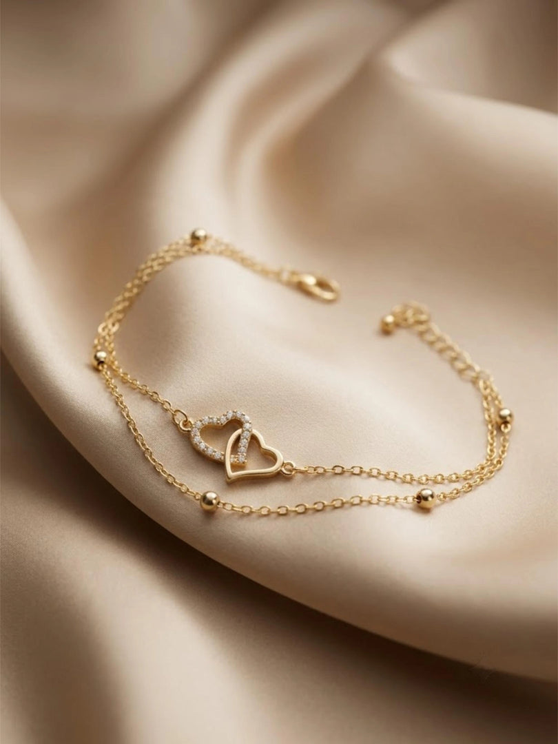 Heartbound Pave Bracelet