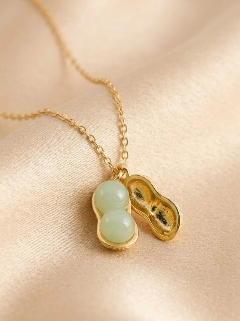 Golden Nut Delight Necklace